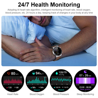Reloj Inteligente LIGE BW0382 de Cuero Marrón para Hombre con NFC, Reproductor de Música, Contestar y Realizar Llamadas, Monitor de Actividad Física para Android e IOS