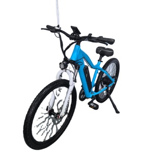 Bicicleta Eléctrica Urbana Ligera para Adultos, Motor Central de 250W, Neumáticos 26*2.215, Batería de Litio de 48V 8AH, Frenos de Disco, 21 Velocidades, Aluminio - Product Image 4