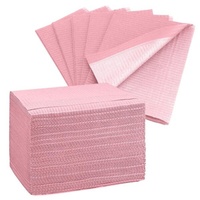 Bavettes dentaires jetables Xingcheng 3 plis imperméables roses, fournitures pour usages multiples