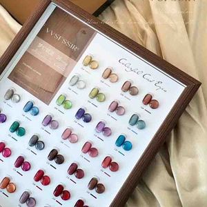 ชุดยาทาเล็บเจลตาแมว 36 สี แบบลอกออกได้ ใช้กับยูวีและแอลอีดี พร้อมการ์ดสีเคลือบเงา แม่เหล็กสำหรับทำเล็บ ขายส่งสำหรับร้านทำเล็บ - Product Image 6
