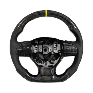 Volante de Fibra de Carbono para Lexus <span class=keywords><strong>GS</strong></span> NX <span class=keywords><strong>300</strong></span> ISF IS 250 CT200h GSF RCF 2014 2015 2016 2017 2018 <span class=keywords><strong>2019</strong></span>, Volante de Cuero - Product Image 1