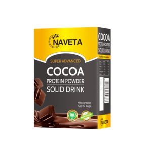 Kutu ambalajında yetişkinler için en çok satan organik kakao aromalı bitki proteini tozu tatlı tadı besin takviyesi - Product Image 1