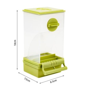 Dispenser Automatico di Semi per Uccelli da Gabbia, Contenitore Anti-Rovesciamento per Pappagalli, Parrocchetti, Calopsittici e Agaporni - Product Image 6