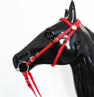 Haltères durables en PVC pour chevaux avec embout amovible en acier inoxydable, plusieurs couleurs