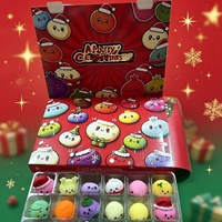 Boîte mystère de Noël : Jouets en caoutchouc souple pour enfants de 5 à 7 ans, Calendrier de l'Avent sensoriel 2026, Jouet éducatif anti-stress pour bébé