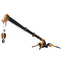 Mini-grue araignée sur chenilles en stock avec stabilisateurs hydrauliques – Prix des grues araignées pour le levage de matériaux
