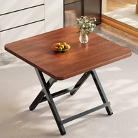 Table à manger pliable - Table ronde simple et conviviale à louer dans les maisons de location, table portable d'extérieur pour l'aménagement.