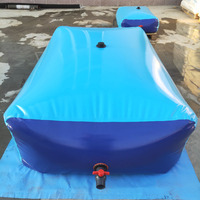 Tragbarer 500-100000 Liter zusammen klappbarer PVC-Wassertank Flexibler zusammen klappbarer Regenwasser speicher behälter für landwirtschaft liche Stoff produkte