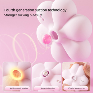 Stimulateur électrique clitoridien et mammaire 2-en-1 pour femmes, vibromasseur en forme de gâteau, vibromasseur à succion pour point G, bâton de masturbation - Product Image 3