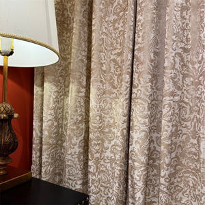 <span class=keywords><strong>Tende</strong></span> Oscuranti Jacquard in Stile Europeo Minimalista per Soggiorno, <span class=keywords><strong>Tende</strong></span> Lussuose Pronte all'Uso in Crema <span class=keywords><strong>e</strong></span> <span class=keywords><strong>Oro</strong></span> - Product Image 2