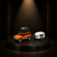 Voiture RC 1/64 avec caméra 2.4G WiFi 720P, télécommande, chargeur, sac de rangement, prête à l'emploi intérieur/extérieur, fonction Suivez-moi expert, cadeau pour enfants 8+