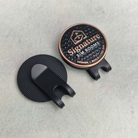 Marqueur de balle de golf magnétique OEM ODM 25 mm, écologique, durable, impression UV émaillée, cadeau pour club de golf