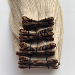 Extensions de cheveux Genius Weft, racine foncée, bronzé, invisibles, sans dégâts, toutes couleurs, sur mesure, 18-30 pouces, Remy, vente en gros - Product Image 3