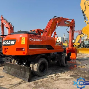 รถขุดล้อยางมือสอง Doosan รุ่น 210w-9 น้ำหนัก 21 ตัน ปี 2021 พร้อมมอเตอร์ เครื่องยนต์ PLC ปั๊มไฮดรอลิก บุ้งกี๋ขนาด 1.7 เมตร - Product Image 2