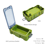 3Pcs Wholesale Fishing Tackle Box Mini Size plateaux Connect Fishing Box