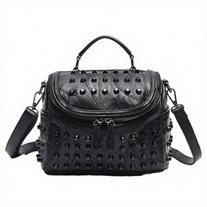 Sac punk personnalisé en gros, sac à main gothique en forme de cœur, sac à bandoulière cinq étoiles, sac Y2K japonais pour millenials, haute qualité, faible MOQ - Product Image 2