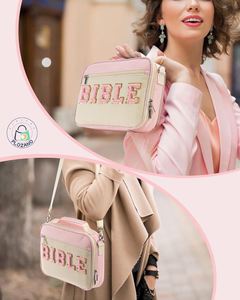 Sac fourre-tout pour femme avec fermeture éclair et compartiments, sac à bandoulière grand format, sac messager pour Bible, échantillon gratuit directement de l'usine - Product Image 2
