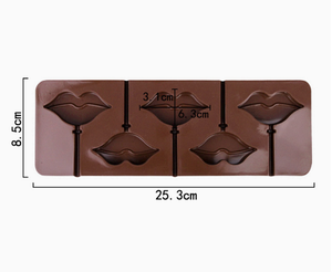 Molde de piruleta sin BPA, molde de silicona para Chocolate, molde para hornear, antiadherente para 6 magdalenas de tamaño completo - Product Image 4