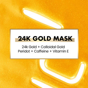มาส์กหน้าเพิ่มความชุ่มชื้นแผ่นหน้าขาวใส24K <span class=keywords><strong>คอ</strong></span><span class=keywords><strong>ล</strong></span>าเจนคริสตั<span class=keywords><strong>ล</strong></span> - Product Image 2