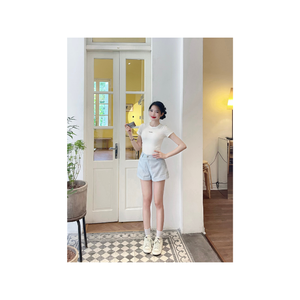 Culottes Courtes Brodé(e)s de Haute Qualité pour Femmes, Vêtements Professionnels Tendance, Marque Privée, Fournisseur Vietnamien, Échantillon Gratuit - Product Image 6