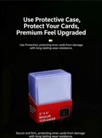 Protège-cartes de jeu et de sport semi-rigides en PVC transparent avec logo personnalisé – Top Loader