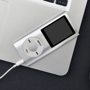 Lecteur MP3 MP4 portable fin avec écran couleur de 1,8 pouce, radio FM, haut-parleur intégré, longue autonomie, lecteur de musique pour le sport et les étudiants - Product Image 1