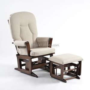 Silla mecedora para bebés con reposapiés, ideal para lactancia y descanso, venta al por mayor. - Product Image 1