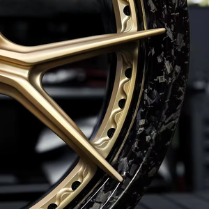Stylish Multi <b>Spoke</b> Forged Alloy Rim Concave Deep Dish Sport <b>Wheel</b> With Carbon Fiber Barrel Custom Surface Coating Lightweight - Product Image 4