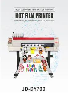 A3 Dual I3200 Mesin Pencetak Pet Film Panas Printer Dtf dengan Mesin Bubuk Goyang