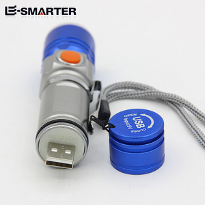 E-SMARTER 5152 ไฟฉาย LED แบบชาร์จไฟได้อลูมิเนียมอัลลอยด์ไฟส่องสว่างแบบพกพาขนาดเล็กสำหรับใช้ในบ้าน - Product Image 4