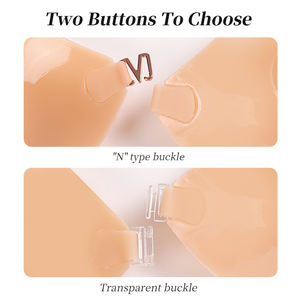 Backless güçlü yapışkan silikon meme sutyen ince cilt silikon jel sutyen yapıştırıcı görünmez kaldırma kullanımlık Pasties meme koruyun - Product Image 3