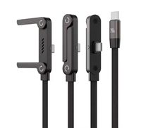 Câble USB-C vers USB-C 240W à charge rapide, plat et rigide de 1,5 m pour iPhone 17 Series et Samsung S26 S25 Ultra