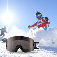 Magnet Uv400 logo personnalisé anti-rayures et anti-buée Safe Masque Jet Snow Neive Schnelle Snowboard Masks Brilles Ski Goggle