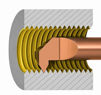 MIR Internal Threading Boring Bar for Steel Solid Carbide Boring Tools Precision Machining General Purpose Small Aperture Stable