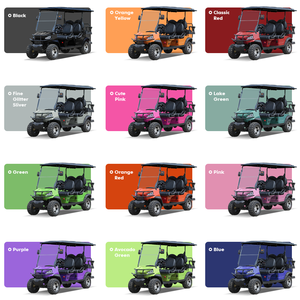 Voiturette de golf électrique 48V Hôtel Jardin <span class=keywords><strong>Dune</strong></span> Aéroport Sport <span class=keywords><strong>Buggy</strong></span> Club Car 4 + 2 Voiturette de golf de route pour la chasse certifiée CEE - Product Image 4