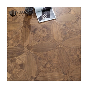 Foshan Carreaux de bois modernes Mosaïque numérique minimaliste 600x600mm <span class=keywords><strong>Carrelage</strong></span> de sol antidérapant mat Salle à manger Balcon Carreaux de porcelaine - Product Image 2