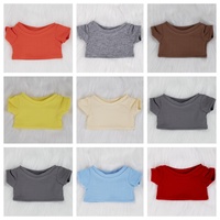 Vêtements pour poupées en peluche OEM/ODM personnalisés 10-20CM : Ensemble T-shirt, Gilet et Pull pour Accessoires de Jouets en Peluche, Vente en Gros, Cadeaux DIY