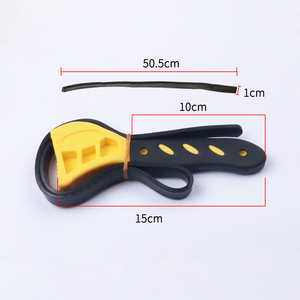 Llave de correa de goma multifuncional con correa de goma ajustable abrebotellas filtro de aceite automático Juego de llaves de coche herramienta de mano - Product Image 2