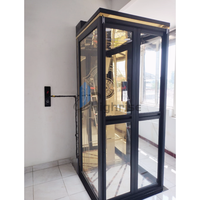 Ascenseur électrique résidentiel intérieur/extérieur 2-6 étages, pas cher, 450 kg, petit ascenseur domestique à vendre