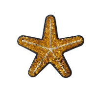 Vente chaude multicolore dessin animé paillettes patchs chapeau appliques paillettes étoile fête appliques vêtements décoration