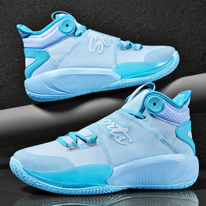Chaussures de <span class=keywords><strong>basket</strong></span>-ball pour hommes et femmes, bottes à lacets hautes, baskets en tissu, maille respirante, <span class=keywords><strong>mi</strong></span>-hautes, sport de plein air, printemps été - Product Image 6