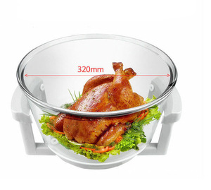 Zogifts thiết bị nhà bếp lò vi sóng đối lưu <span class=keywords><strong>Turbo</strong></span> Countertop dầu miễn phí nướng hơi nước <span class=keywords><strong>Halogen</strong></span> lò với phụ kiện - Product Image 2