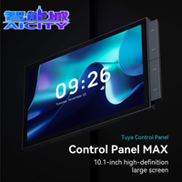 SQ Android Dahili Alexa 10.1 İnç 3'ü 1 Arada Merkezi Kontrol Ekranı Tuya Zigbee Ağ Geçidi Akıllı Ev Dokunmatik Kontrol Paneli POE