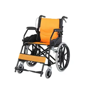 Klappbarer tragbarer Stahlrahmen aktiver leichter manueller Rollstuhl für Erwachsene