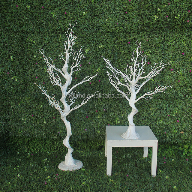L-TT1 Wholesale Wedding Table Centerpiece Decor Tree Twisted Trunks Fake White Brown Tree Trunk