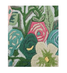 Tapis tufté à la main de style moderne 100% laine fait à la main motif floral multicolore pour la maison chambre salon direct inde - Product Image 6