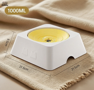 2025 nuevo precio barato boca antihúmeda Macaron Color estrella <span class=keywords><strong>de</strong></span> mar PP Material antisalpicaduras mascota gato y perro Universal flotante - Product Image 2