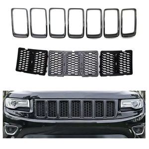 Rejilla Protectora para Parachoques, Decorativa, para Luces Traseras y Antiniebla, para JEEP Grand Cherokee 2014-2016, Exterior - Product Image 1