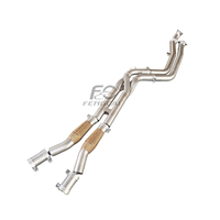 Échappement en acier inoxydable avec tuyau en Z et conception acoustique AFC pour BMW Mid Pipe G80 M3 M4 G82 S58, amélioration acoustique des tuyaux d'échappement du moteur