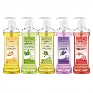Huile nourrissante pour la peau Hanji à la lavande, au gingembre, à l'armoise et à la rose 450ml, massage <span class=keywords><strong>Tuina</strong></span>, hydratant, <span class=keywords><strong>soin</strong></span> du corps, peau neutre - Product Image 1